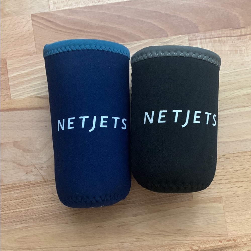 Two Exclusive NetJets Koozies BRAND New